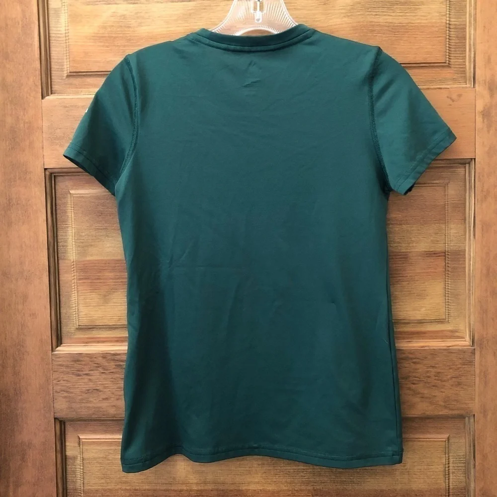 Adidas climalite youth L-14 Portland Timbers/  green v neck tee